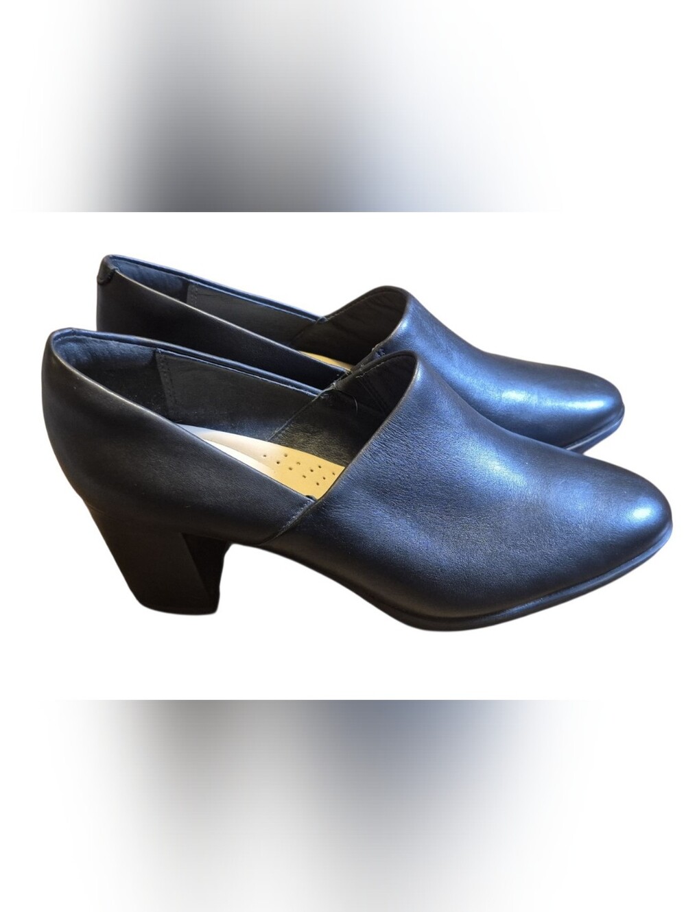 Clarks Freva55 Lily Leather Pumps Sz 7